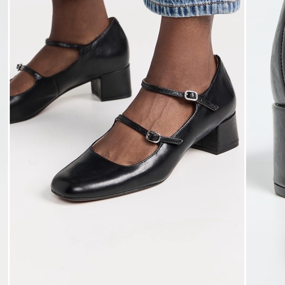 Nettie heeled Mary Jane by Madewell - black